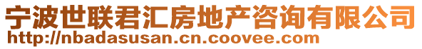 寧波世聯君匯房地產咨詢有限公司