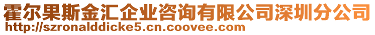 霍爾果斯金匯企業(yè)咨詢有限公司深圳分公司