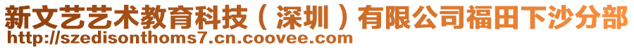 新文艺艺术教育科技（深圳）有限公司福田下沙分部