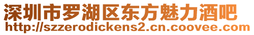 深圳市羅湖區(qū)東方魅力酒吧