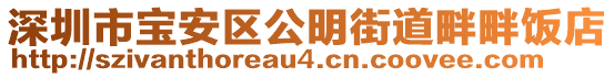 深圳市寶安區(qū)公明街道畔畔飯店