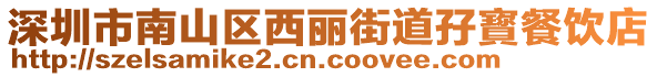 深圳市南山區西麗街道孖寳餐飲店