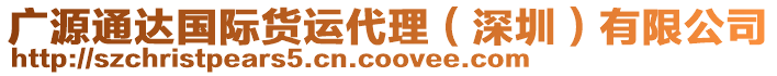 廣源通達(dá)國(guó)際貨運(yùn)代理（深圳）有限公司