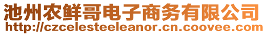 池州農(nóng)鮮哥電子商務(wù)有限公司