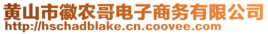 黃山市徽農(nóng)哥電子商務(wù)有限公司