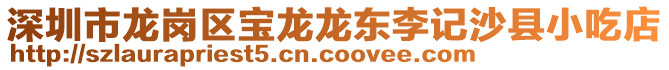 深圳市龙岗区宝龙龙东李记沙县小吃店