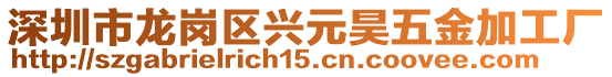 深圳市龍崗區(qū)興元昊五金加工廠