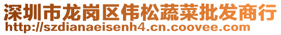 深圳市龍崗區偉松蔬菜批發商行