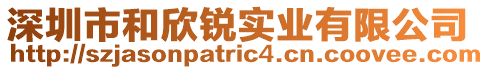 深圳市和欣銳實業(yè)有限公司