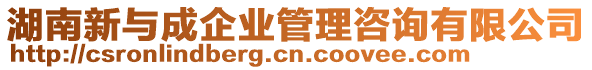 湖南新與成企業(yè)管理咨詢有限公司