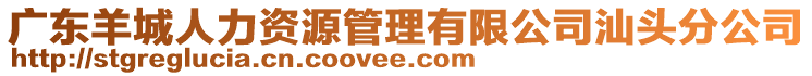 廣東羊城人力資源管理有限公司汕頭分公司