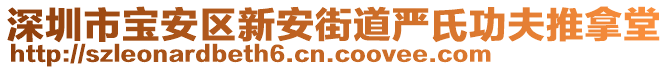 深圳市寶安區(qū)新安街道嚴(yán)氏功夫推拿堂