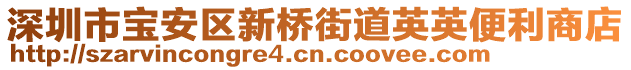 深圳市寶安區(qū)新橋街道英英便利商店