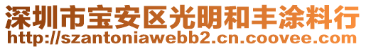 深圳市寶安區(qū)光明和豐涂料行