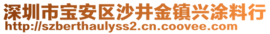 深圳市寶安區(qū)沙井金鎮(zhèn)興涂料行