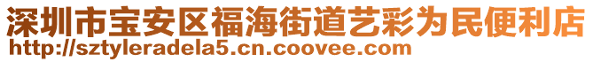 深圳市寶安區(qū)福海街道藝彩為民便利店