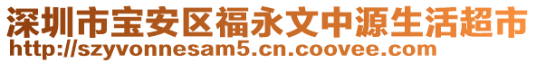 深圳市寶安區(qū)福永文中源生活超市