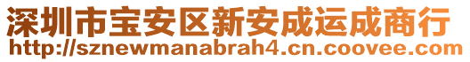 深圳市寶安區(qū)新安成運(yùn)成商行