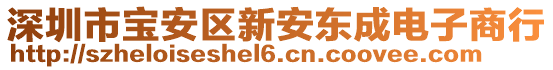 深圳市寶安區(qū)新安東成電子商行