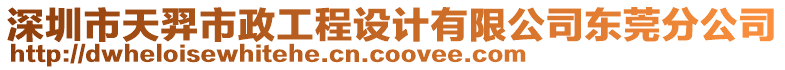 深圳市天羿市政工程設(shè)計有限公司東莞分公司