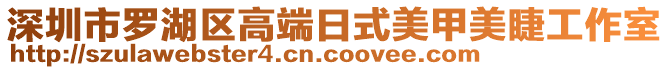 深圳市羅湖區(qū)高端日式美甲美睫工作室