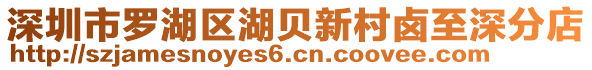 深圳市羅湖區(qū)湖貝新村鹵至深分店