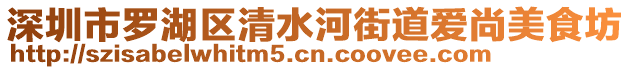 深圳市羅湖區(qū)清水河街道愛尚美食坊