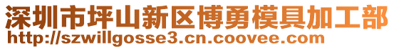 深圳市坪山新區(qū)博勇模具加工部