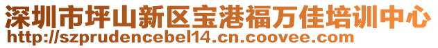 深圳市坪山新區(qū)寶港福萬佳培訓(xùn)中心