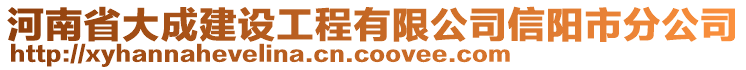 河南省大成建設工程有限公司信陽市分公司