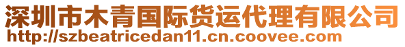 深圳市木青國際貨運(yùn)代理有限公司