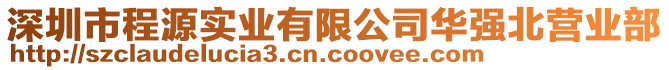 深圳市程源實(shí)業(yè)有限公司華強(qiáng)北營(yíng)業(yè)部