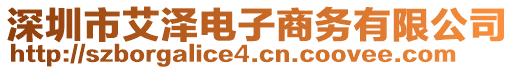 深圳市艾澤電子商務(wù)有限公司