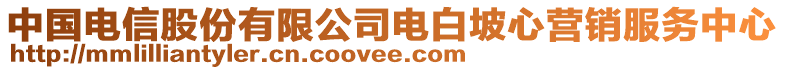 中國(guó)電信股份有限公司電白坡心營(yíng)銷(xiāo)服務(wù)中心