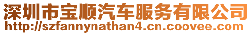 深圳市寶順汽車服務(wù)有限公司