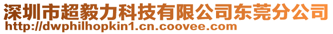 深圳市超毅力科技有限公司東莞分公司