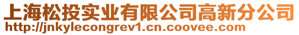 上海松投實(shí)業(yè)有限公司高新分公司