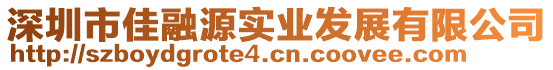 深圳市佳融源實業(yè)發(fā)展有限公司