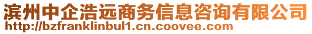 濱州中企浩遠商務信息咨詢有限公司