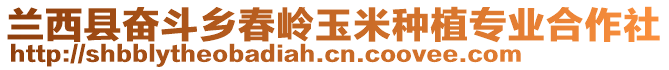 蘭西縣奮斗鄉(xiāng)春嶺玉米種植專業(yè)合作社