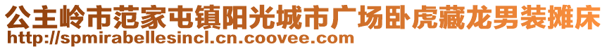 公主嶺市范家屯鎮(zhèn)陽光城市廣場臥虎藏龍男裝攤床