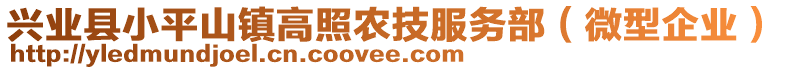 興業(yè)縣小平山鎮(zhèn)高照農(nóng)技服務(wù)部（微型企業(yè)）