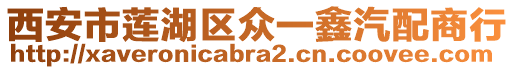 西安市蓮湖區(qū)眾一鑫汽配商行