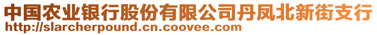 中國農(nóng)業(yè)銀行股份有限公司丹鳳北新街支行