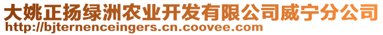 大姚正揚綠洲農(nóng)業(yè)開發(fā)有限公司威寧分公司