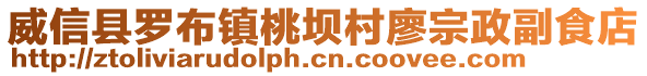 威信縣羅布鎮(zhèn)桃壩村廖宗政副食店