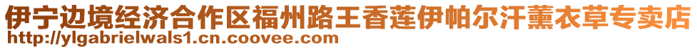 伊寧邊境經(jīng)濟合作區(qū)福州路王香蓮伊帕爾汗薰衣草專賣店