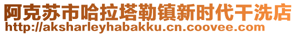 阿克蘇市哈拉塔勒鎮(zhèn)新時(shí)代干洗店