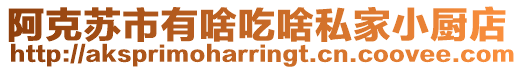 阿克蘇市有啥吃啥私家小廚店