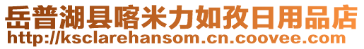 岳普湖縣喀米力如孜日用品店